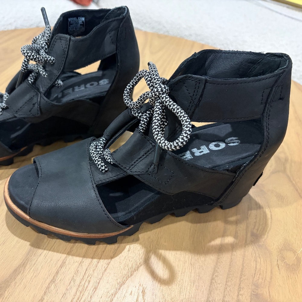 Sorel Joanie Lace Wedge Sandal